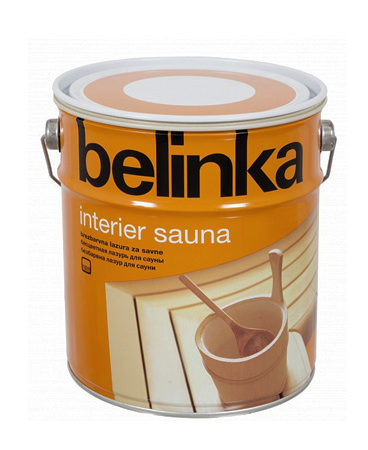 Краска для сауны, бани Belinka Interier Sauna