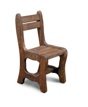 стул для бани сауны из массива дерева